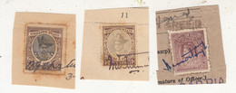 3 Diff., Gwalior State, Revenue / Fiscal, British India Used - Gwalior