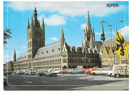 IEPER - Grote Markt Lakenhallen - Grand'Place Halle Des Drapiers - Ed. Van Mieghem - 1993 - Voitures - Ieper