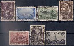 Russia 1932, Michel Nr 414-20, Used - Usati