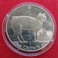 Isle Of Man 1 Crown 1988 Cat - Eiland Man