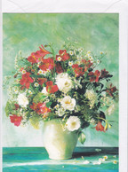 Postogram 126 / 97 - Boeket - Fotostock - Flowers Red And White - Postogram