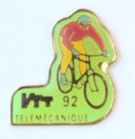 Pin's VTT TELEMECANIQUE 1992 - Le Cycliste - Pin's 27 - K170 - Cyclisme