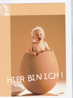 Postogram 154 D / 99 - Hier Bin Ich ! - Child - Egg - Postogram