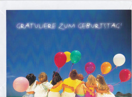 Postogram 166 D  / 00 - Gratuliere Zum Geburtstag ! - Balloons - Postogram