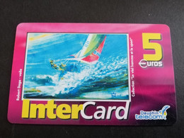 Caribbean Phonecard St Martin French INTERCARD  5 EURO  NO 144  **5253AA** - Antillas (Francesas)