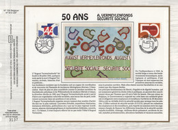 Belgique - CEF N°728 - 50 Ans Securite Sociale - 1991-2000