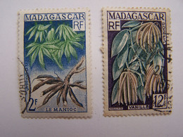 France Madagascar 1889-1960 Oblitérés Manioc, Vanille - Oblitérés