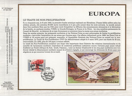 Belgique - CEF N°736 - Europa - Traite De Non Proliferation - 1991-2000