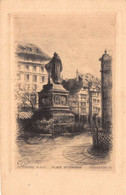 STRASBOURG-STRASSBURG-67-Bas-Rhin - Place Gutenberg - Dessin-Illustrateur-Eau Forte - Straatsburg