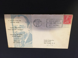 (NN 30) New Zealand - Cover Posted To USA 1934 - Souvenir From The South Pole - Covers & Documents