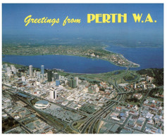 (NN 32) Australia - WA - Perth From The Air - Perth