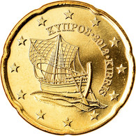 Chypre, 20 Euro Cent, 2012, SPL, Laiton, KM:82 - Cyprus