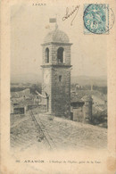 CPA FRANCE 30 " Aramon, L'Horloge De L'église Prise De La Tour". - Aramon