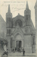 CPA FRANCE 30 "Rochefort Du Gard, L'église". - Rochefort-du-Gard