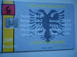 ALBANIA   USED   PHONECARDS  ADVERSTISING 23400 - Albanië