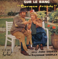 RAYMOND SOUPLEX   ET JEANNE SOURZA °  CARMEN TRICOTE - Comiques, Cabaret