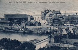 Le Tréport - La Gare Et La Pont Tournant - Vue Aérienne Prise à Vol D'oiseau - Carte CAP N° 6 - Le Treport