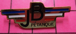 915a Pin's Pins / Beau Et Rare / THEME : SPORTS / JB PETANQUE - Pétanque