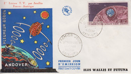 Enveloppe  FDC   1er   Jour     WALLIS  Et  FUTUNA      Télécommunications     1962 - FDC