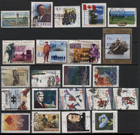 Canada (28) 1984 - 1997. 33 Different Stamps. Used & Unused. - Colecciones