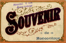 Moncontour * Souvenir Du Village * Cachet Hôpital Militaire 6 Bis * Feutrine - Moncontour