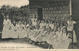 Candelaria Escuela De Ninas Del Pueblo  Paynter Bros San José Girl School Undivied Back . Close Up - Costa Rica