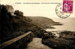 étables * Les Falaises Des Godelains * Vue Prise De L'hôtel Bellevue * Villa - Etables-sur-Mer