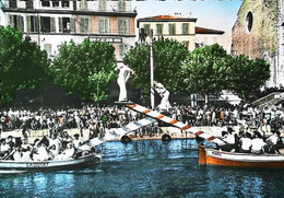 ► JOUTE NAUTIQUE - LA CIOTAT - Bouches Du Rhone 1950's (Fischerstechen - Water Jousting) - Regionale Spiele