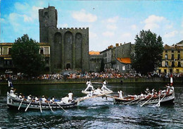 ► JOUTE NAUTIQUE - AGDE (Hérault)  1970/80s (Fischerstechen - Water Jousting) - Regionale Spiele