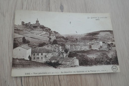 CPA 48 Lozère Luc Le Quartier Du Château Et La Vierge - Autres & Non Classés