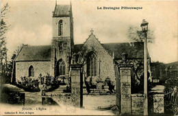 Jugon * Vue Sur L'église * Le Cimetière - Jugon-les-Lacs