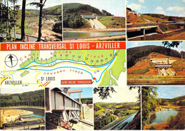 57 - Arzviller - Saint Louis - Plan Incliné Transversal - Carte Géographique - Multivues - Arzviller