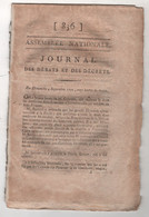 REVOLUTION FRANCAISE ASSEMBLEE NATIONALE - JOURNAL DES DEBATS 04 09 1791 - ROUSSEAU - ROI ACTE CONSTITUTIONNEL - FORETS - Journaux Anciens - Avant 1800