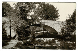 Ref 1482 - 1912 Photo Postcard - Rhydybenllig Bridge - Criccieth Caernarvonshire Wales - Caernarvonshire