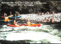 ► River Kayak -  France - Gorges De L'Ardèche - Passage Du  "Rapide Charlemagne" - Roeisport