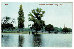 Ref 1482 - Early Postcard - Long Pond Clapham Common - London - London Suburbs