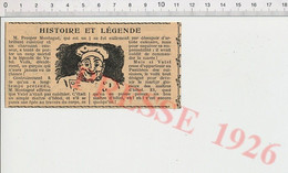 Humour Presse 1926 Anecdote Du Cuisinier Prosper Montagné Sur Vatel Maître D'Hôtel Métier 216-10WA - Unclassified