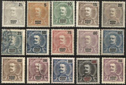 MOZAMBIQUE, 1898/01, KING CARLOS I, CE#53-67, COMPLET SET, MH/WG/O - Mozambique
