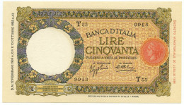 50 LIRE CAPRANESI LUPA CAPITOLINA MARGINE LARGO FASCIO ROMA 12/02/1936 SUP+ - Andere