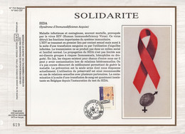 Belgique - CEF N°753 - Solidarite Sida - 1991-2000