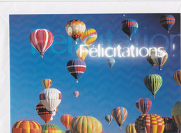 Postogram 186 F  / 00 - Félicitations - Hot Air Balloons - Postogram