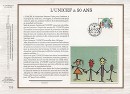 Belgique - CEF N°789 - L Unicef A 50 Ans - 1991-2000