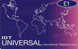 SCHEDA TELEFONICA - PHONE CARD - IDT UNIVERSAL - Da Identificare