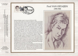 Belgique - CEF N°788 - Paul Van Ostaijen - 1991-2000