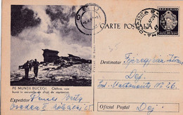 A4637- Bucegi Mountain, Dej Oradea 1961, Popular Romanian Republic Used Postal Stationery - Andere & Zonder Classificatie