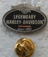 Pin's - Motos - LEGENDARY - HARLEY-DAVIDSON - Since 1903 - - Motos