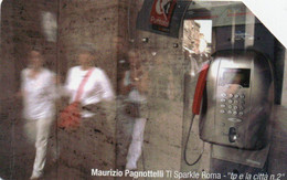 SCHEDA TELEFONICA - PHONE CARD - ITALIA - TELECOM - MAURIZIO PAGNOTTELLI TI SPARKLE ROMA - Telefoni