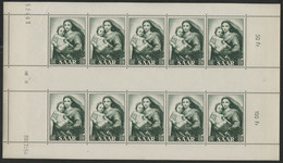 SARRE / SAAR N° 331 à 333. 3 Feuilles Complètes De10 Ex. Avec Coins Datés. NEUFS SANS CHARNIERE ** (MNH). TB - Neufs