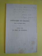 Envoi Autographe Thomas ANQUETIL (1811-1882) Ecrivain Et Voyageur En Extreme Orient - Autographes