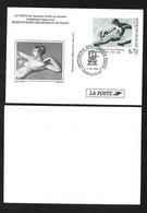 Epreuve De La Poste Périgueux Le 11/12/1995 N°2927 Pierre Prud'hon Imprimerie Des Timbres Poste Cachet Illustré TB  - Desnudos